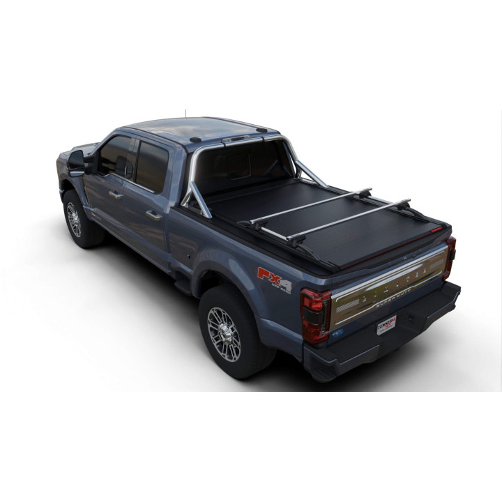 Manual Roll Top Tonneau Bed Cover, Tessera 4x4 SE, Ford F-350 Bed Length 8.0 Feet 2023 - Present - EDK.ro