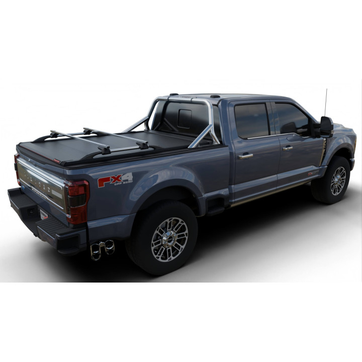 Manual Roll Top Tonneau Bed Cover, Tessera 4x4 SE, Ford F-350 Bed Length 8.0 Feet 2023 - Present - EDK.ro