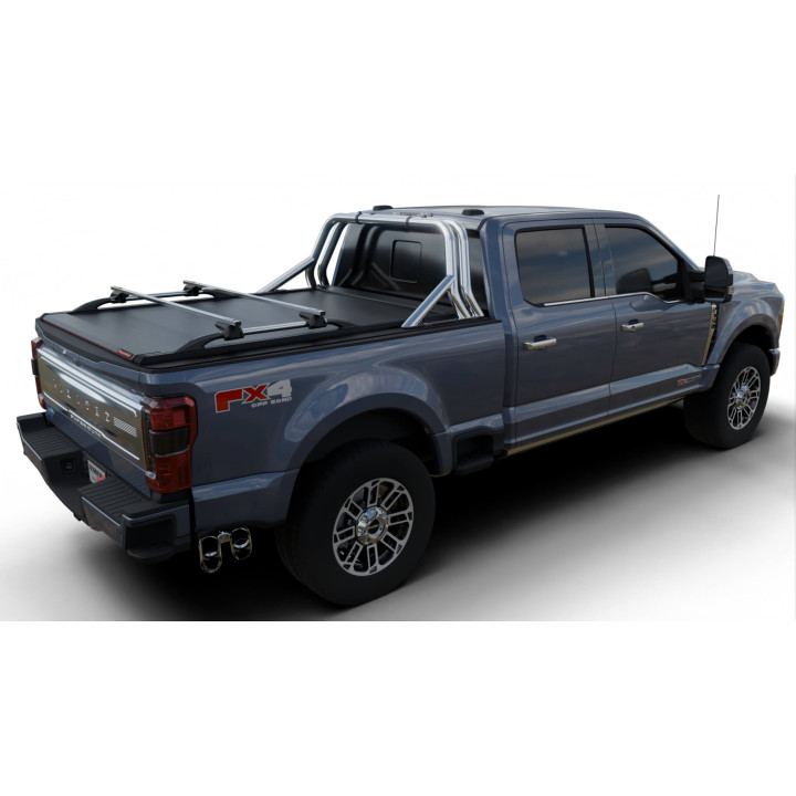 Manual Roll Top Tonneau Bed Cover, Tessera 4x4 SE, Ford F-350 Bed Length 8.0 Feet 2023 - Present - EDK.ro