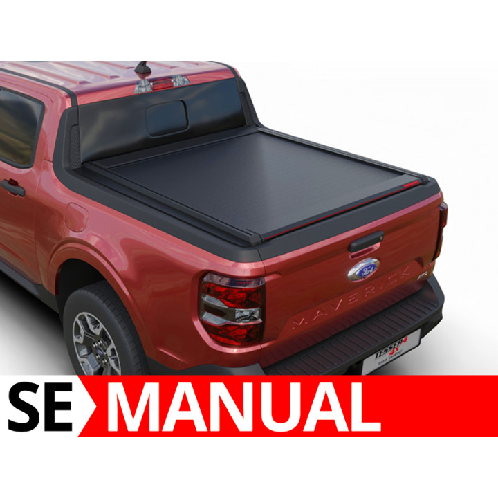 Manual Roll Top Tonneau Bed Cover, Tessera 4x4 SE, Ford Maverick 2022 - Present - EDK.ro