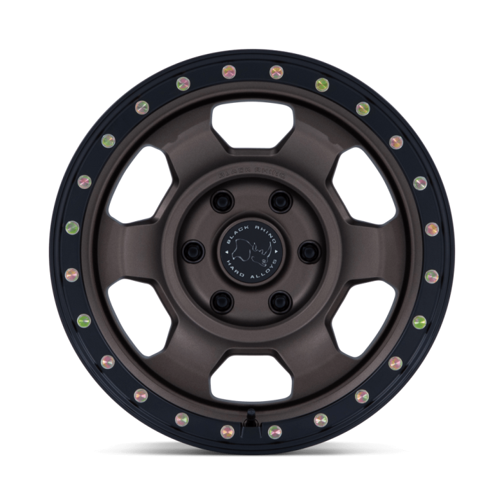 Alloy Wheel, Black Rhino BR029 TROOPER, 17x8.5, ET -10, 5x127, 71.5, Black - EDK.ro