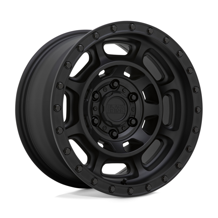 Alloy Wheel, Black Rhino CONVOY, 17x8.5, ET -18, 5x127, 71.5, Black - EDK.ro