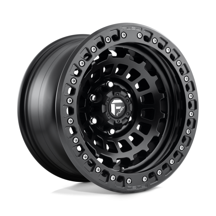 Alloy Wheel, FUEL D101 ZEPHYR Beadlock, 17x9.0, ET -38, 5x127, 71.5, Black - EDK.ro