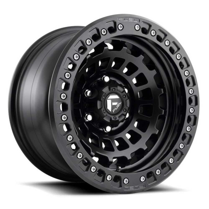 Alloy Wheel, FUEL D101 ZEPHYR Beadlock, 17x9.0, ET -15, 5x127, 71.5, Black - EDK.ro