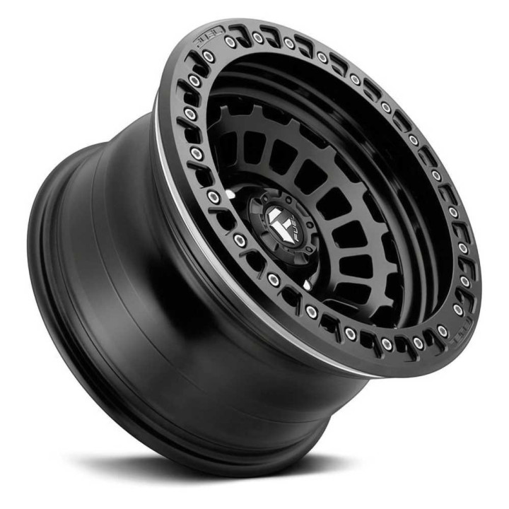 Alloy Wheel, FUEL D101 ZEPHYR Beadlock, 17x9.0, ET -15, 5x127, 71.5, Black - EDK.ro