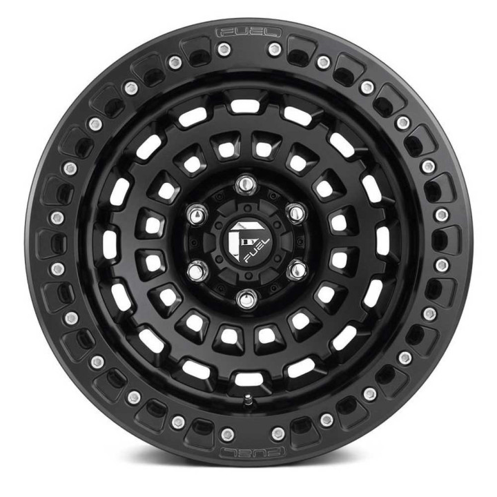 Jantă de Aluminiu, FUEL D101 ZEPHYR Beadlock, 17x9.0, ET -15, 5x127, 71.5, Negru - EDK.ro
