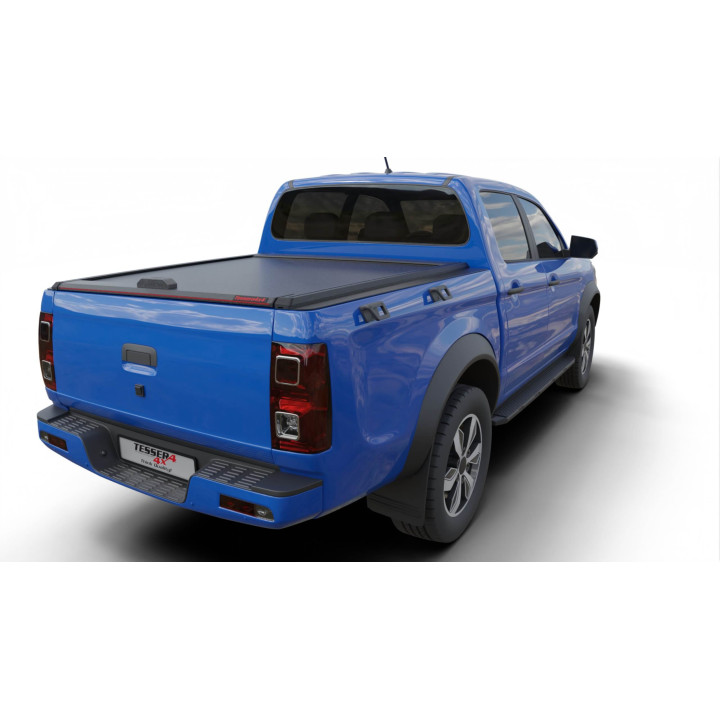 Manual Roll Top Tonneau Bed Cover, Tessera 4x4 SE, Ford Ranger XLT Double Cab 2007 - 2011 - EDK.ro