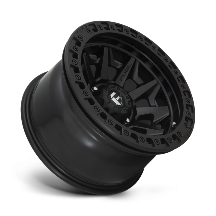 Alloy Wheel, FUEL D114 COVERT Beadlock, 17x9.0, ET -15, 5x127, 71.5, Black - EDK.ro