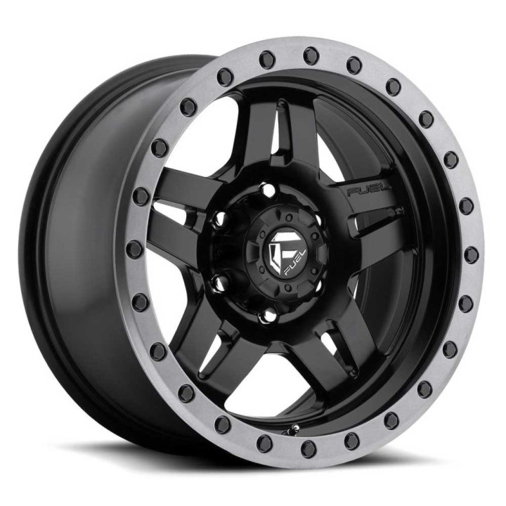 Jantă de Aluminiu, FUEL D557 ANZA, 17x8.5, ET -6, 5x127, 78.1, Negru - EDK.ro