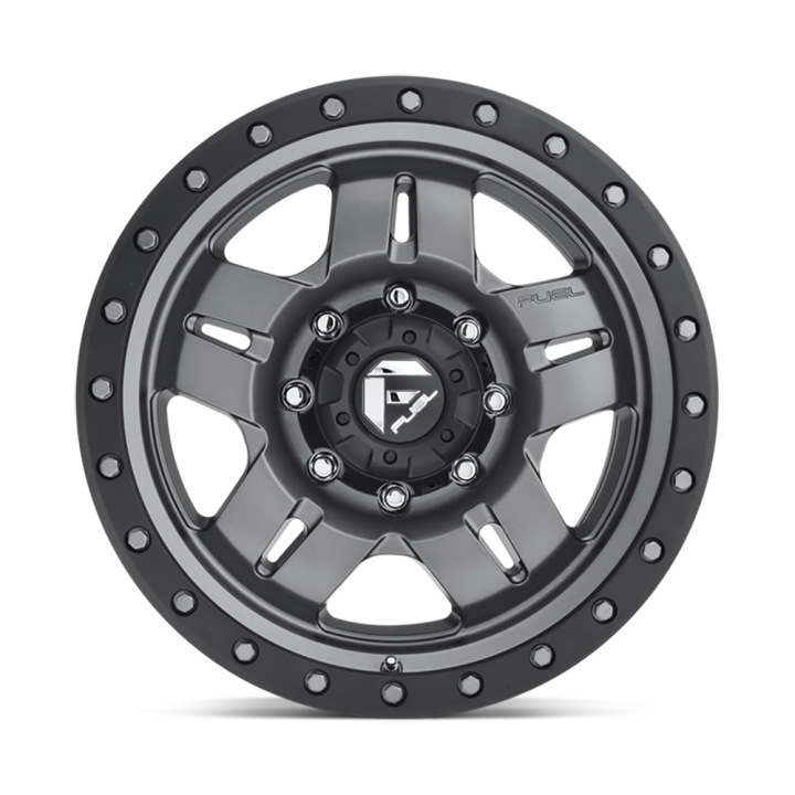 Alloy Wheel, FUEL D558 ANZA, 20x10.0, ET -18, 5x127, 78.1, Black - EDK.ro