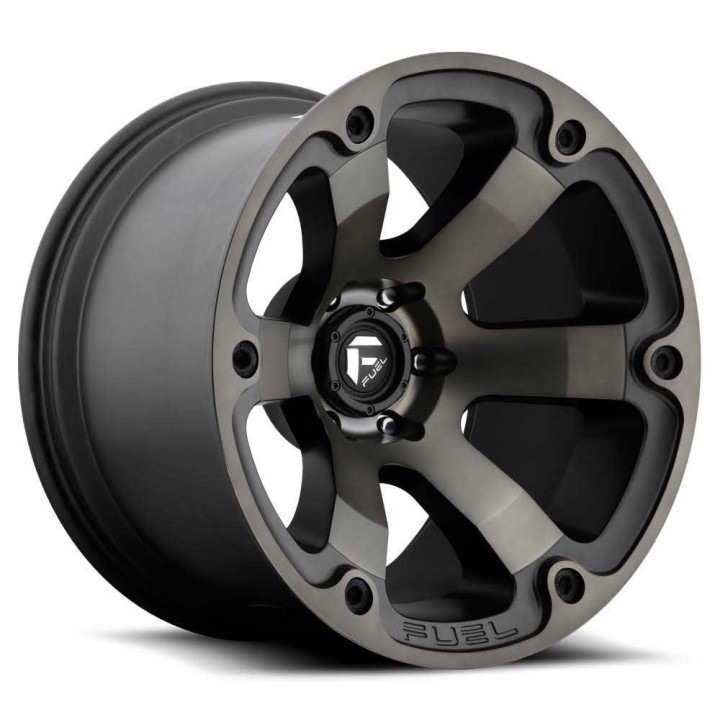 Alloy Wheel, FUEL D564 BEAST, 18x9.0, ET 1, 5x127, 78.1, Black - EDK.ro