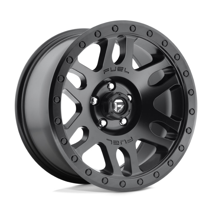 Alloy Wheel, FUEL D584 RECOIL, 18x9.0, ET 1, 5x127, 78.1, Black - EDK.ro