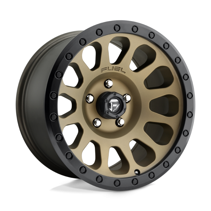 Jantă de Aluminiu, FUEL D600 VECTOR, 17x9.0, ET -12, 5x127, 78.1, Negru - EDK.ro