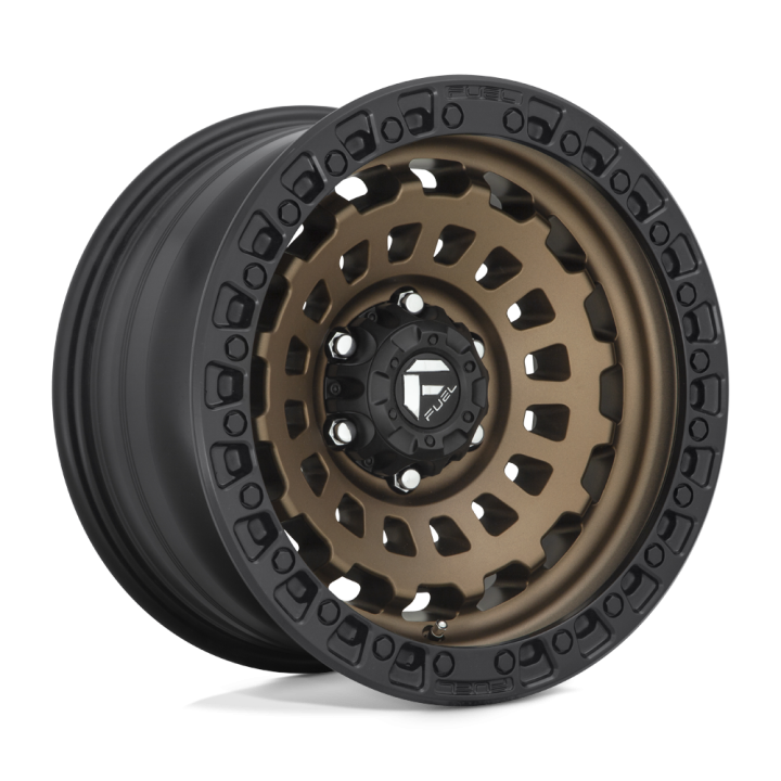 Alloy Wheel, FUEL D634 ZEPHYR, 18x9.0, ET 1, 5x127, 71.5, Black - EDK.ro