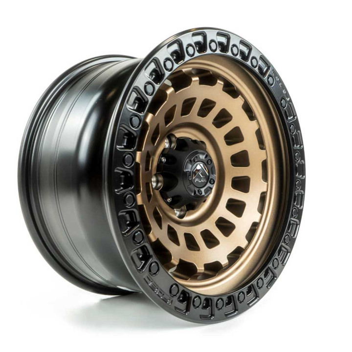 Alloy Wheel, FUEL D634 ZEPHYR, 17x9.0, ET 1, 5x127, 71.5, Black - EDK.ro