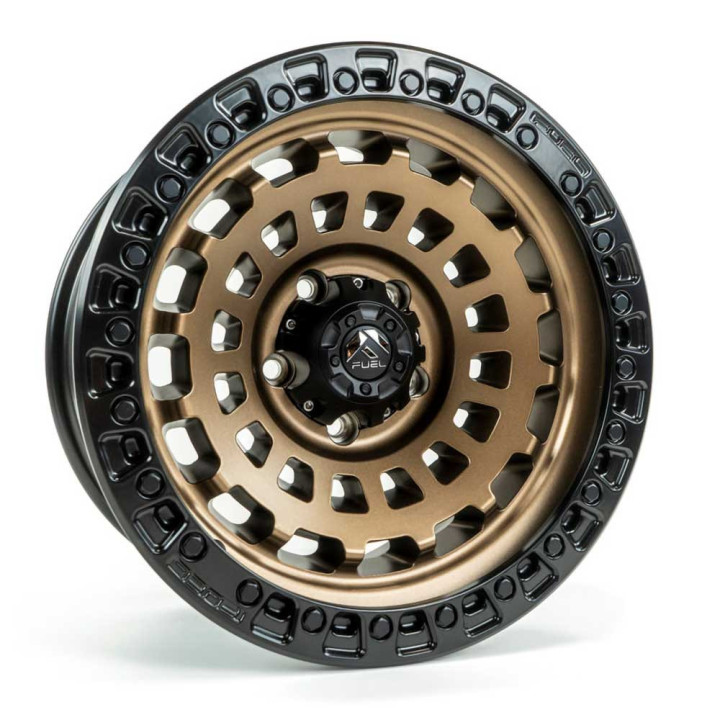 Alloy Wheel, FUEL D634 ZEPHYR, 17x9.0, ET 1, 5x127, 71.5, Black - EDK.ro