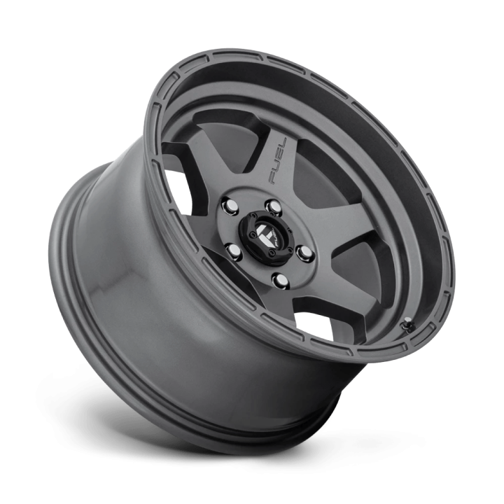 Alloy Wheel, FUEL D665 SHOK, 17x9.0, ET -12, 5x127, 71.5, Gunmetal - EDK.ro
