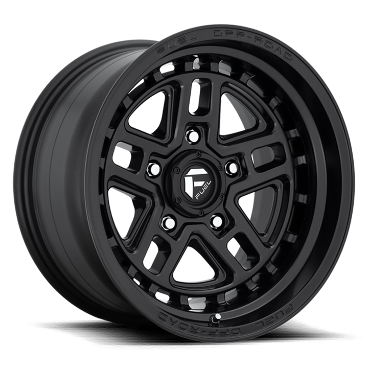 Jantă de Aluminiu, FUEL D667 NITRO, 17x9.0, ET -12, 5x127, 71.5, Negru - EDK.ro