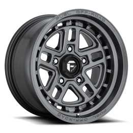 Jantă de Aluminiu, FUEL D668 NITRO, 17x9.0, ET -12, 5x127, 71.5, Gri Metalizat - EDK.ro
