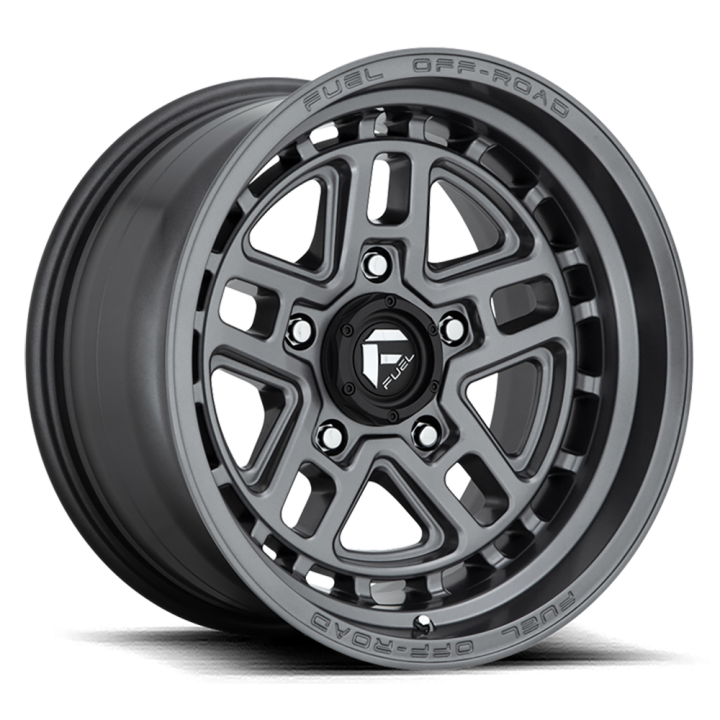 Alloy Wheel, FUEL D668 NITRO, 17x9.0, ET -12, 5x127, 71.5, Gunmetal - EDK.ro