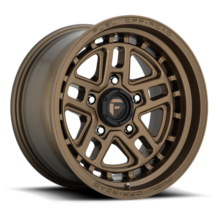 Jantă de Aluminiu, FUEL D669 NITRO, 17x9.0, ET -12, 5x127, 71.5, Bronz - EDK.ro