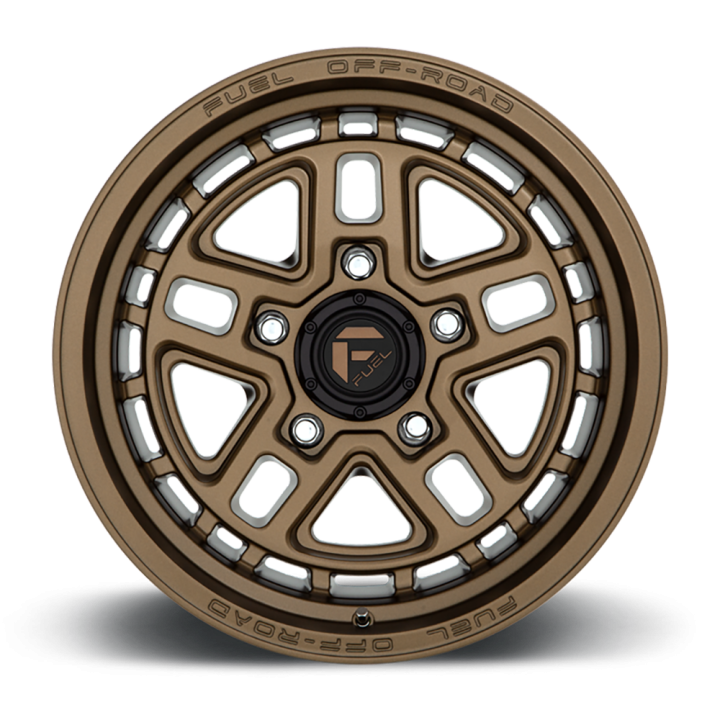 Jantă de Aluminiu, FUEL D669 NITRO, 17x9.0, ET -12, 5x127, 71.5, Bronz - EDK.ro
