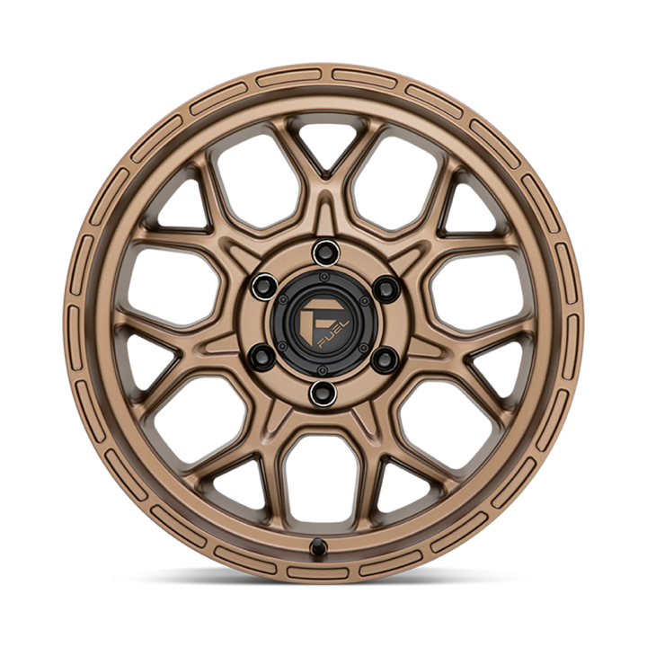 Jantă de Aluminiu, FUEL D671 TECH, 18x9.0, ET 20, 5x127, 71.5, Bronz - EDK.ro