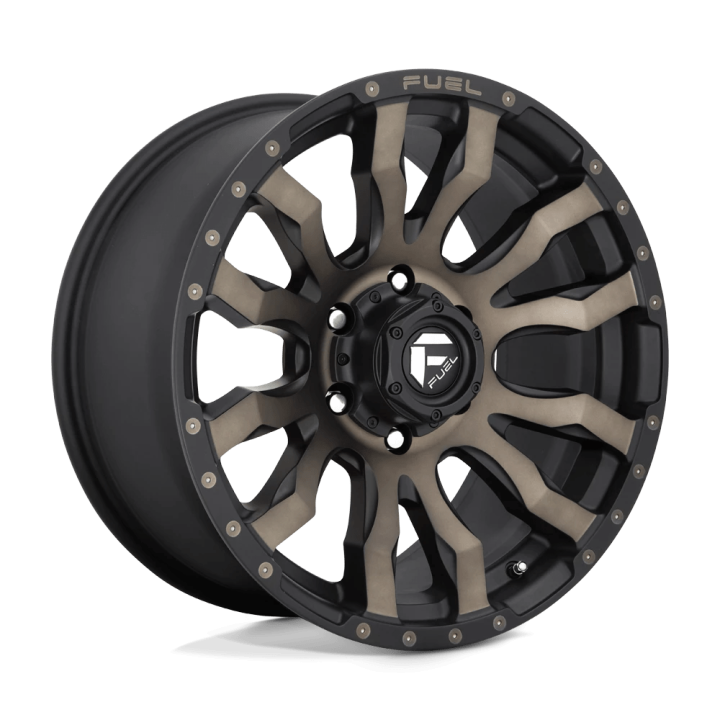 Alloy Wheel, FUEL D674 BLITZ, 17x9.0, ET -12, 5x127, 71.5, Black - EDK.ro