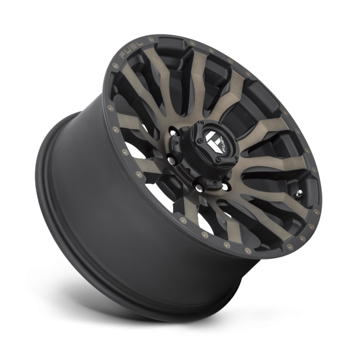 Jantă de Aluminiu, FUEL D674 BLITZ, 20x12.0, ET -44, 5x127, 71.5, Negru - EDK.ro