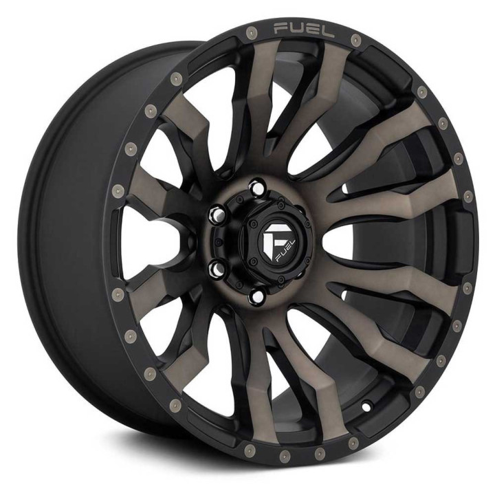 Alloy Wheel, FUEL D674 BLITZ, 20x9.0, ET 1, 5x127, 71.5, Black - EDK.ro