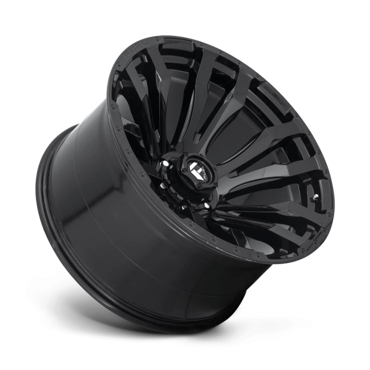 Alloy Wheel, FUEL D675 BLITZ, 17x9.0, ET -12, 5x127, 71.5, Black - EDK.ro