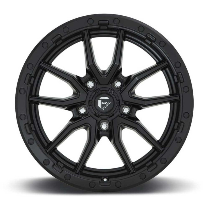 Alloy Wheel, FUEL D679 REBEL 5, 18x9.0, ET 20, 5x127, 71.5, Black - EDK.ro