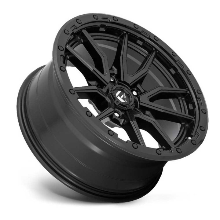 Alloy Wheel, FUEL D679 REBEL 5, 18x9.0, ET 20, 5x127, 71.5, Black - EDK.ro