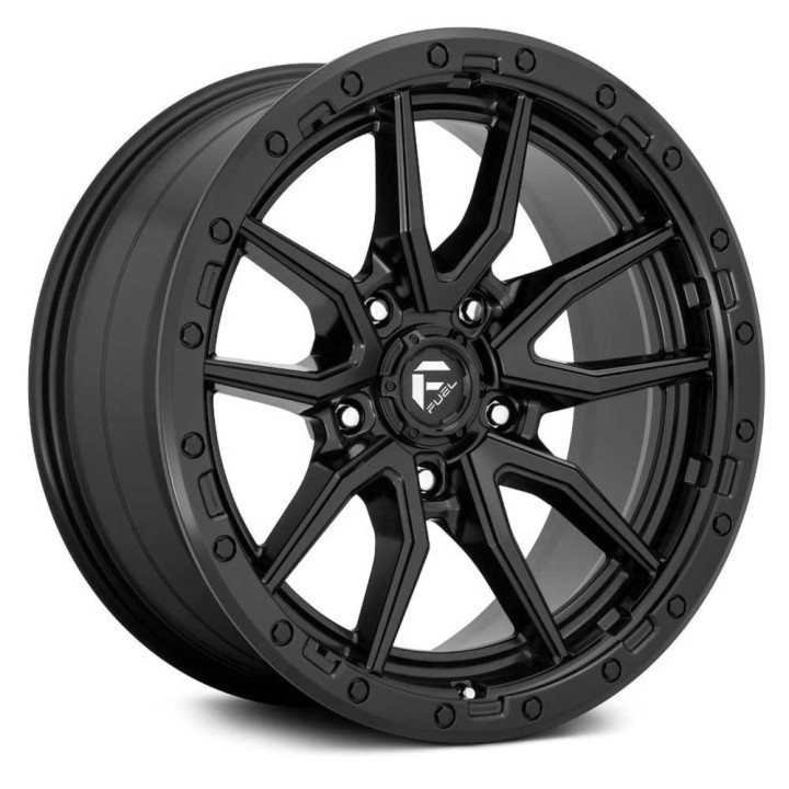 Jantă de Aluminiu, FUEL D679 REBEL 5, 20x9.0, ET 1, 5x127, 71.5, Negru - EDK.ro