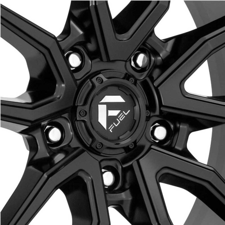 Alloy Wheel, FUEL D679 REBEL 5, 20x9.0, ET 20, 5x127, 71.5, Black - EDK.ro