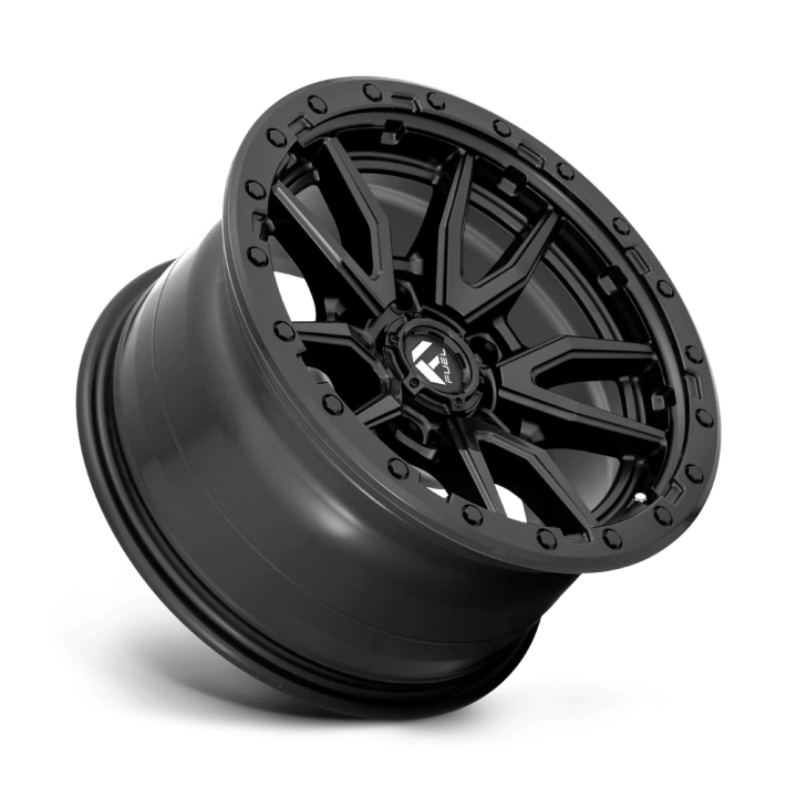 Alloy Wheel, FUEL D679 REBEL, 17x9.0, ET -12, 5x127, 71.5, Black - EDK.ro
