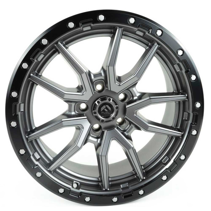 Jantă de Aluminiu, FUEL D680 REBEL 5, 20x9.0, ET 20, 5x127, 71.5, Negru - EDK.ro
