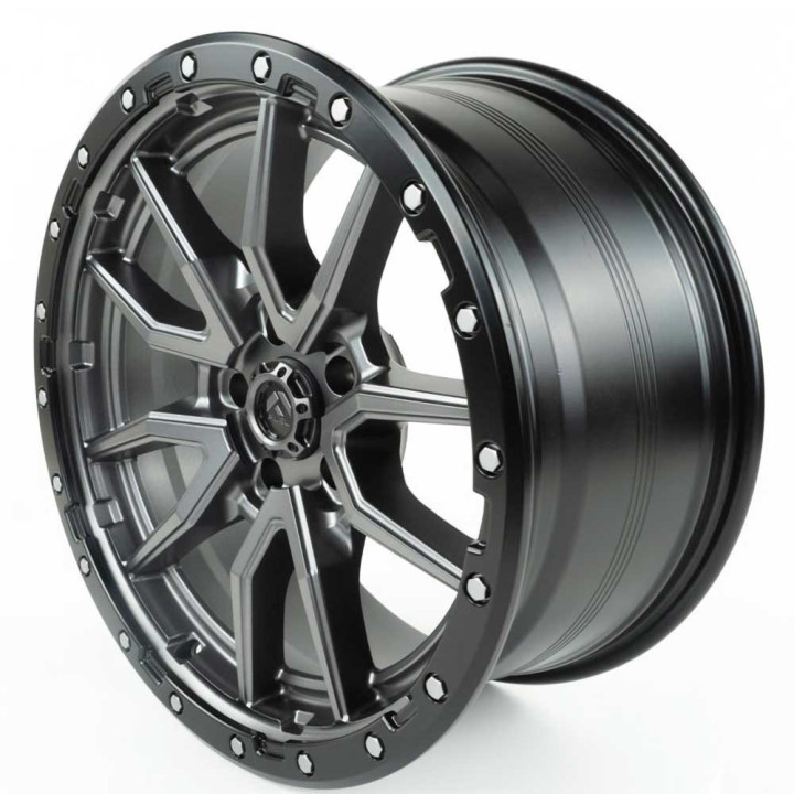 Jantă de Aluminiu, FUEL D680 REBEL 5, 20x9.0, ET 20, 5x127, 71.5, Negru - EDK.ro