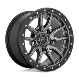 Jantă de Aluminiu, FUEL D680 REBEL, 17x9.0, ET -12, 5x127, 71.5, Negru - EDK.ro