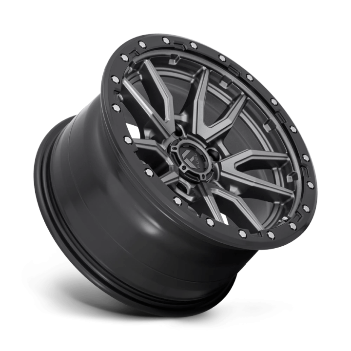 Alloy Wheel, FUEL D680 REBEL, 17x9.0, ET -12, 5x127, 71.5, Black - EDK.ro