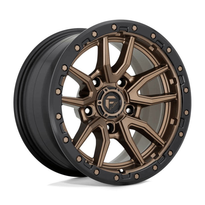 Alloy Wheel, FUEL D681 REBEL, 17x9.0, ET -12, 5x127, 71.5, Black - EDK.ro