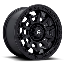 Alloy Wheel, FUEL D694 COVERT, 17x9.0, ET 1, 5x127, 71.5, Black - EDK.ro