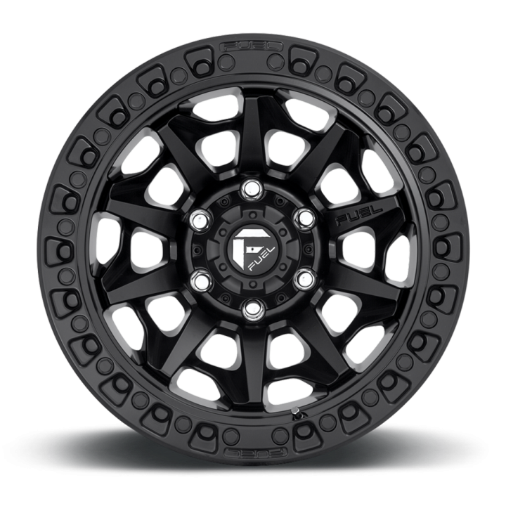 Jantă de Aluminiu, FUEL D694 COVERT, 18x9.0, ET 1, 5x127, 71.5, Negru - EDK.ro