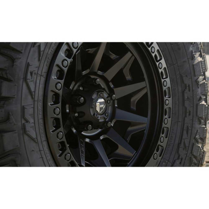 Alloy Wheel, FUEL D694 COVERT, 20x9.0, ET 1, 5x127, 71.5, Black - EDK.ro