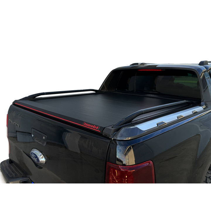Manual Roll Top Tonneau Bed Cover, Tessera 4x4 SE, Ford Ranger Wildtrak Double Cab 2012 - 2022 - EDK.ro