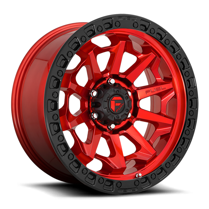 Jantă de Aluminiu, FUEL D695 COVERT, 18x9.0, ET -12, 5x127, 71.5, Negru - EDK.ro