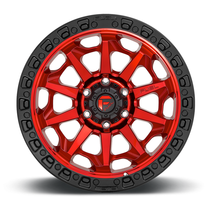 Alloy Wheel, FUEL D695 COVERT, 18x9.0, ET 1, 5x127, 71.5, Black - EDK.ro