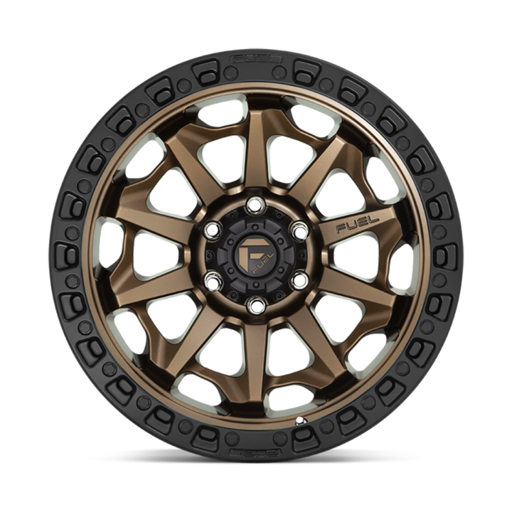 Alloy Wheel, FUEL D696 COVERT, 17x9.0, ET 1, 5x127, 71.5, Black - EDK.ro