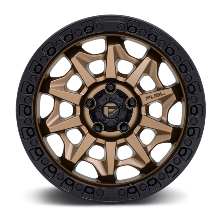 Alloy Wheel, FUEL D696 COVERT, 18x9.0, ET 1, 5x127, 71.5, Black - EDK.ro