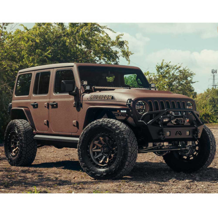 Jantă de Aluminiu, FUEL D696 COVERT, 17x9.0, ET -12, 5x127, 71.5, Negru - EDK.ro
